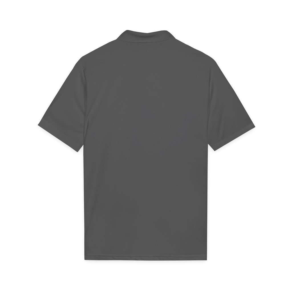 Embroidered Green Parrot Polo — Tropical Bird Chest Logo
