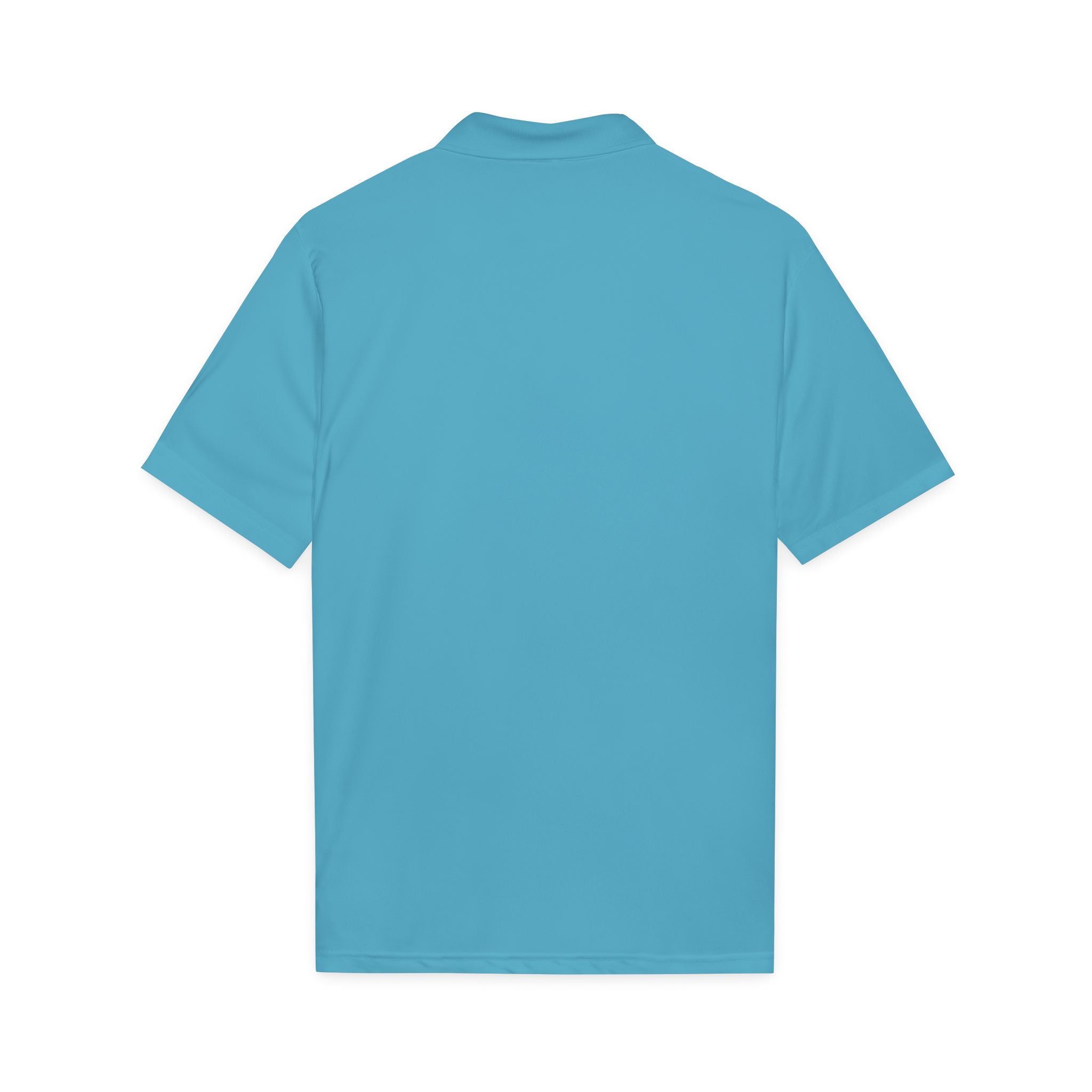 Embroidered Green Parrot Polo — Tropical Bird Chest Logo