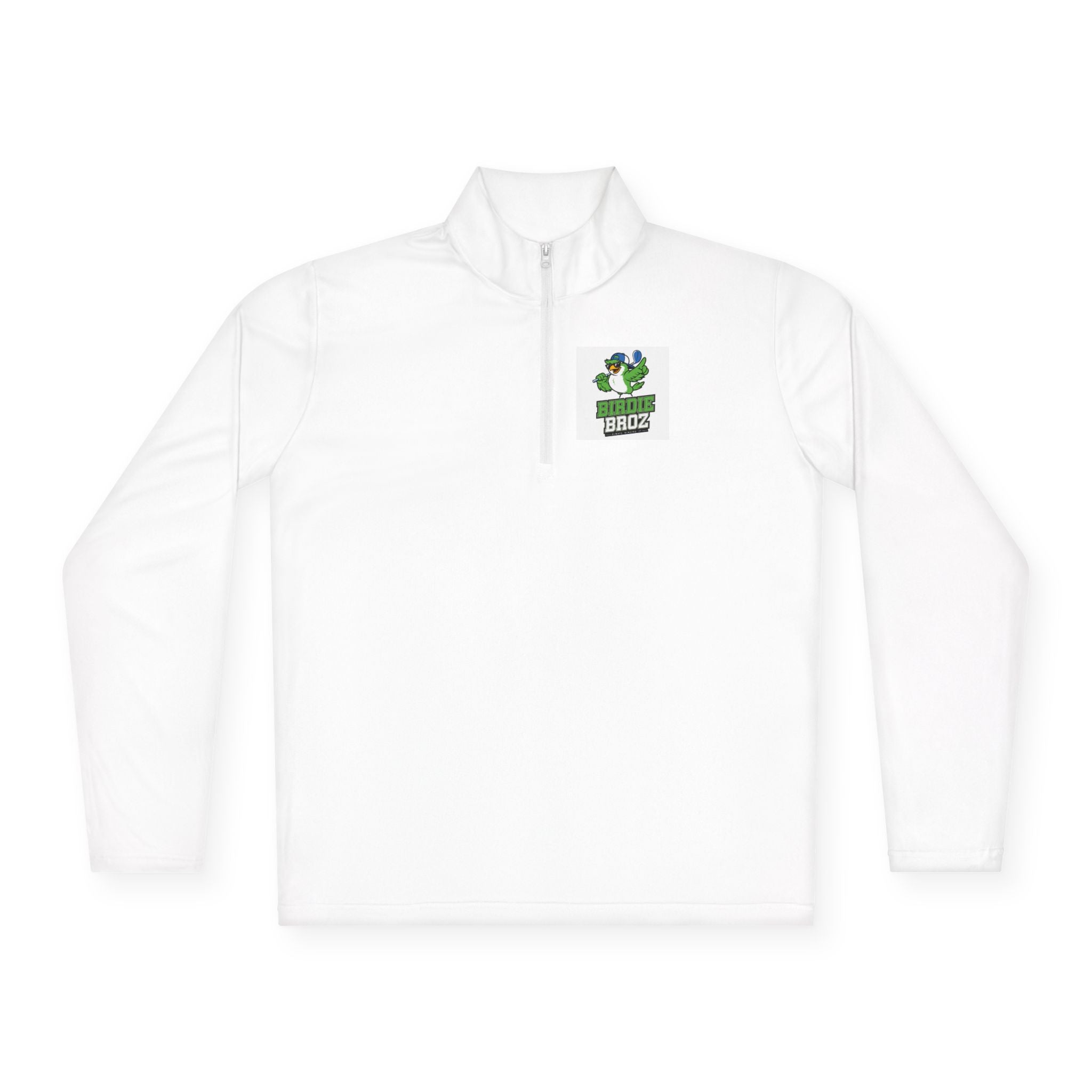 Quarter-Zip Pullover — Green Clover 'Lucky Bro?' Logo